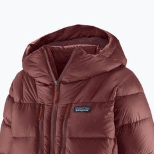 Пуховик жіночий Patagonia Fitz Roy Down Hoody dark ruby w / sizzle red