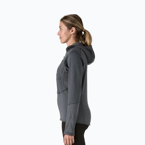 Куртка софтшел жіноча Patagonia R1 Hybrid Pullover Hoody smolder blue
