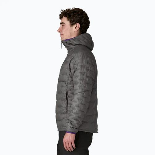 Пуховик чоловічий Patagonia Micro Puff Hoody forge grey