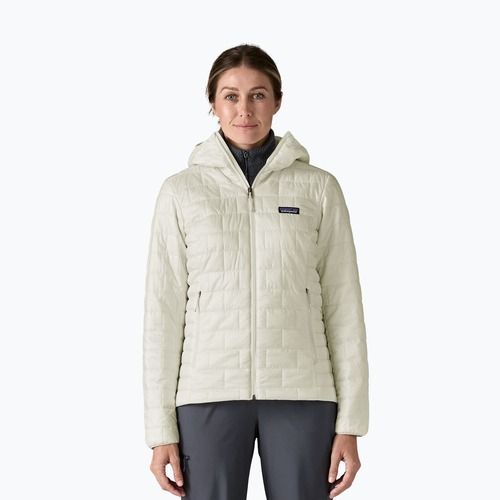 Пуховик жіночий Patagonia Nano Puff Hoody birch white