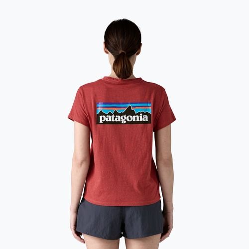 Футболка жіноча Patagonia P-6 Logo Responsibili-Tee potters red