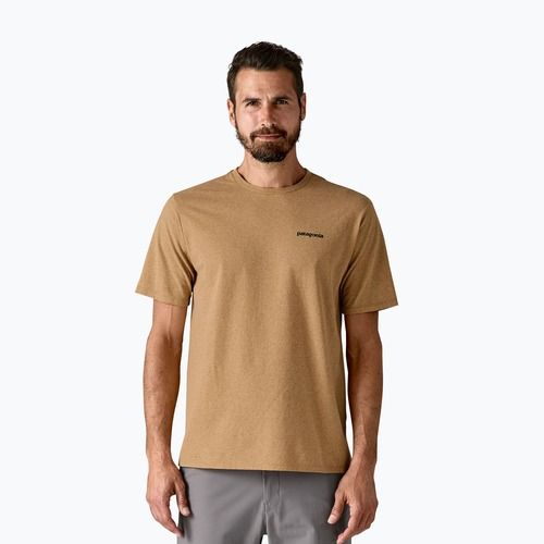 Футболка чоловіча Patagonia P-6 Logo Responsibili-Tee talon gold
