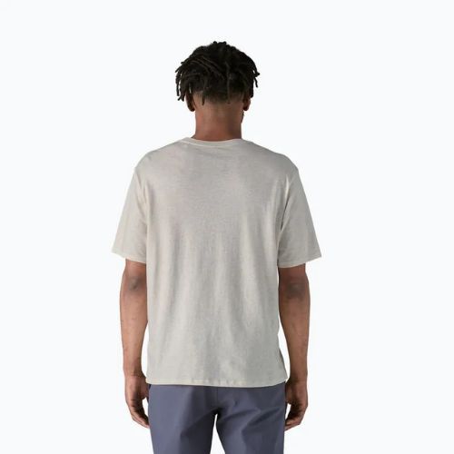 Футболка чоловіча Patagonia Daily Pocket Tee birch white