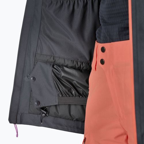 Куртка-дощовик жіноча Patagonia Insulated Powder Town smolder blue w / orange peel