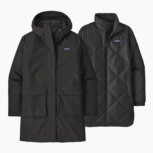 Куртка 3в1 жіноча Patagonia Pine Bank 3-in-1 Parka black