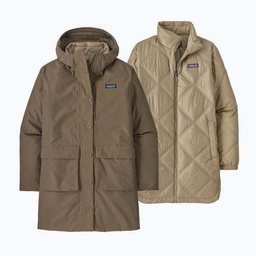 Куртка 3в1 жіноча Patagonia Pine Bank 3-in-1 Parka marlow brown