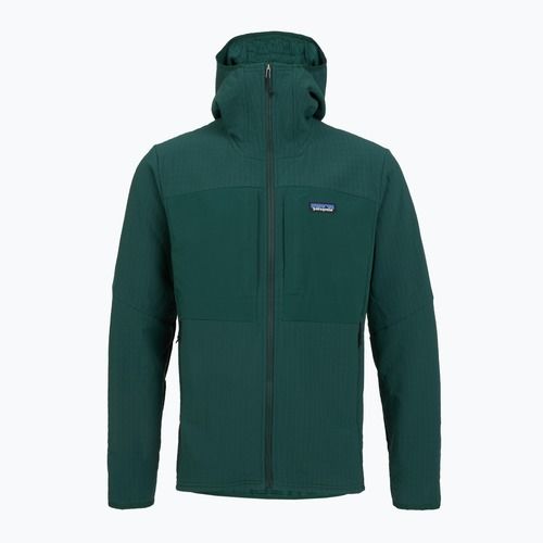 Куртка софтшел чоловіча Patagonia R2 TechFace Hoody cascade green
