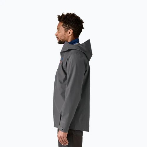 Куртка-дощовик чоловіча Patagonia Triolet forge grey w / p6 blue