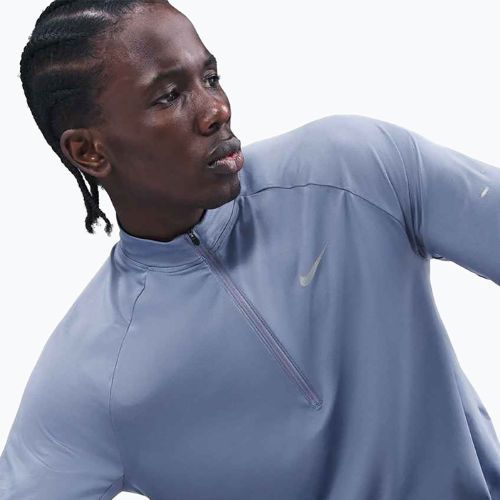 Кофта для бігу чоловіча Nike Stride 1/4 Zip Dri-Fit world indigo
