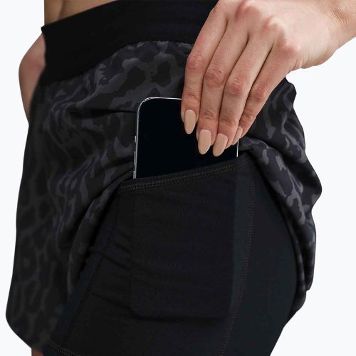 Шорти для бігу жіночі Nike Swift Dri-Fit Mid-Rise 2in1 black / black