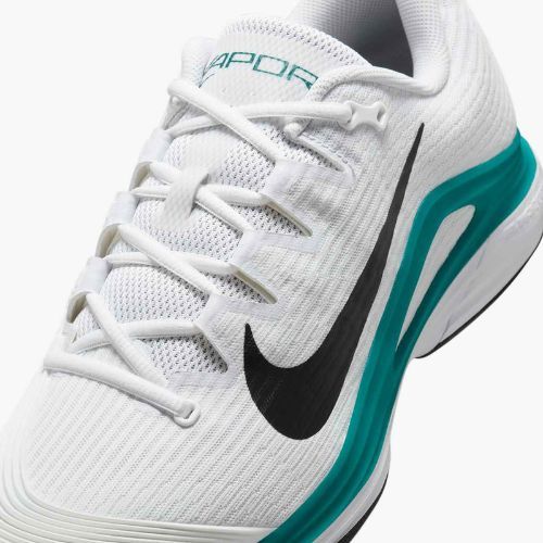Кросівки тенісні чоловічі Nike Vapor 12 white / black / radiant emerald