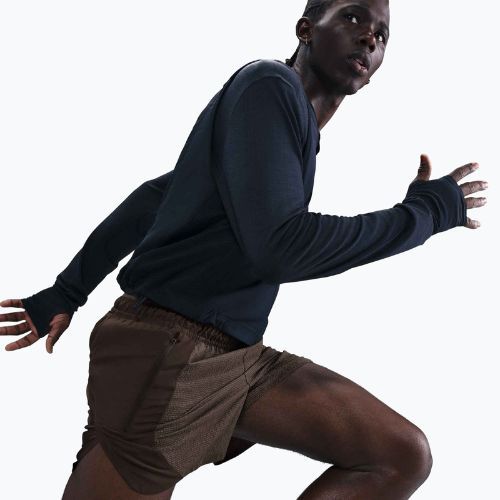 Шорти для бігу чоловічі Nike Run Dri-Fit 5" baroque brown / black