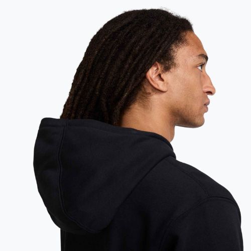 Кофта чоловіча Nike Club French Terry Pullover Hoodie black/black/white