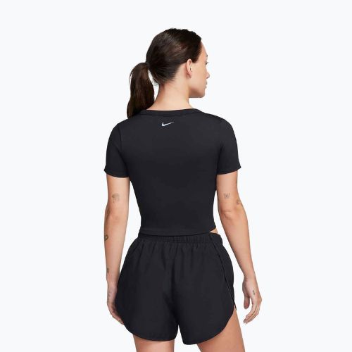 Футболка для тренувань жіноча Nike One Fitted Dri-Fit Cropped Top black