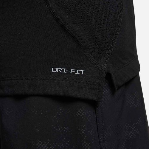Футболка для тренувань чоловіча Nike Flex Rep Dri-Fit black/white