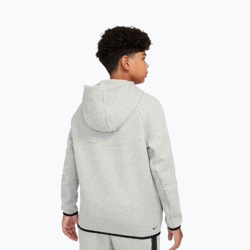 Кофта дитяча Nike Sportswear Tech Fleece Full-Zip dark grey heather/black/black
