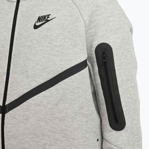 Кофта дитяча Nike Sportswear Tech Fleece Full-Zip dark grey heather/black/black