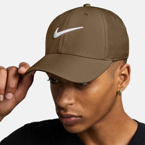 Кепка Nike Dri-FIT Club mosswood brown/white