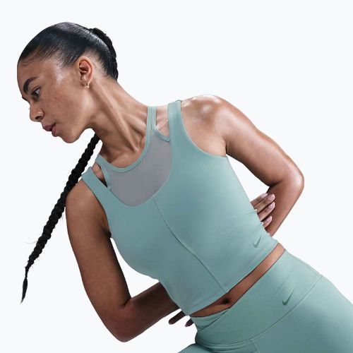 Топ для тренувань жіночий Nike One Fitted Dri-Fit Cropped Tank cannon/bicoastal