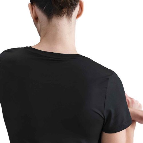 Футболка для тренувань жіноча Nike One Classic Dri-Fit black/white