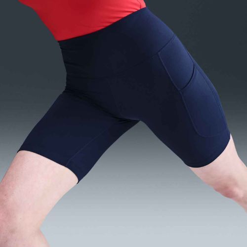 Шорти жіночі Nike One High Waisted 8" Biker midnight navy