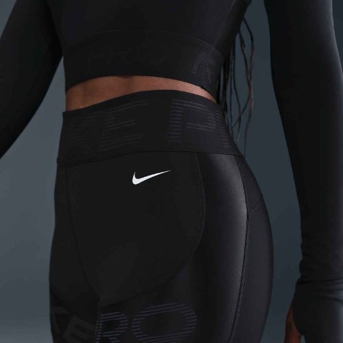 Шорти жіночі Nike Pro Sculpt High Waisted 5" Biker  black/anthracite/white