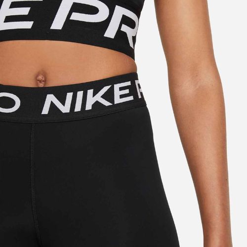 Шорти для тренувань жіночі Nike Pro 365 8" black/white