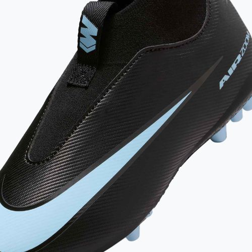 Кросівки футбольні дитячі Nike Mercurial Superfly 10 Academy AG black/ice blue