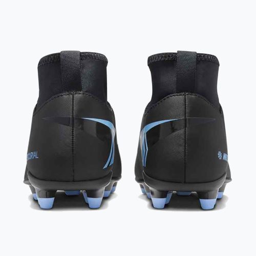 Кросівки футбольні дитячі Nike Mercurial Superfly 10 Club FG/MG black/ice blue