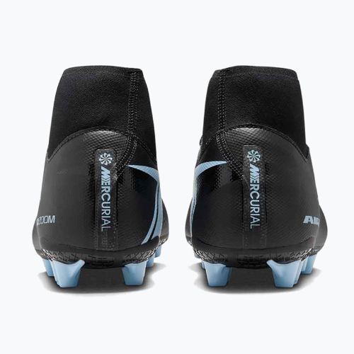 Кросівки футбольні чоловічі Nike Mercurial Superfly 10 Academy AG black/ice blue