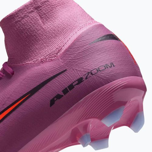 Кросівки футбольні дитячі Nike Mercurial Superfly 10 Academy LV8 FG/MG university red/dark obsidian