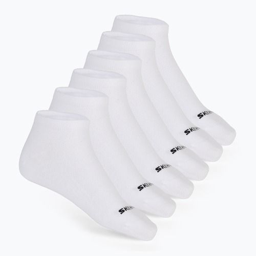 Шкарпетки чоловічі SKECHERS Non Terry Low Cut 6 пар white traditional