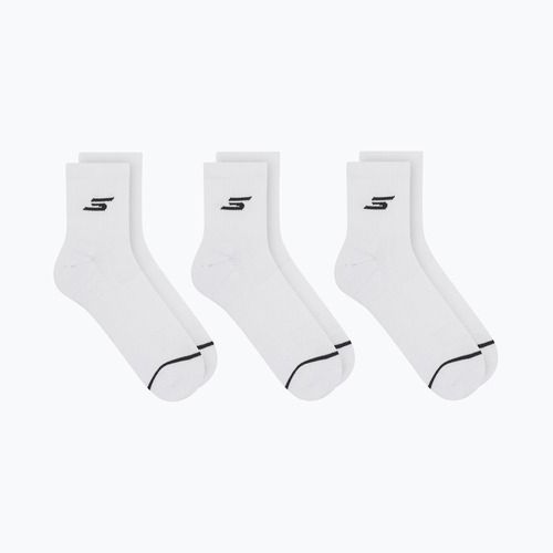 Шкарпетки чоловічі SKECHERS 1/2 Terry Qtr Crew 3 пари white traditional