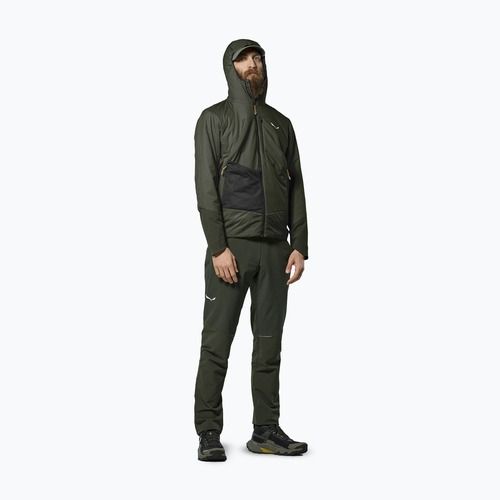 Куртка гібридна чоловіча Salewa Pedroc Tirol Wool Air Hybrid dark olive