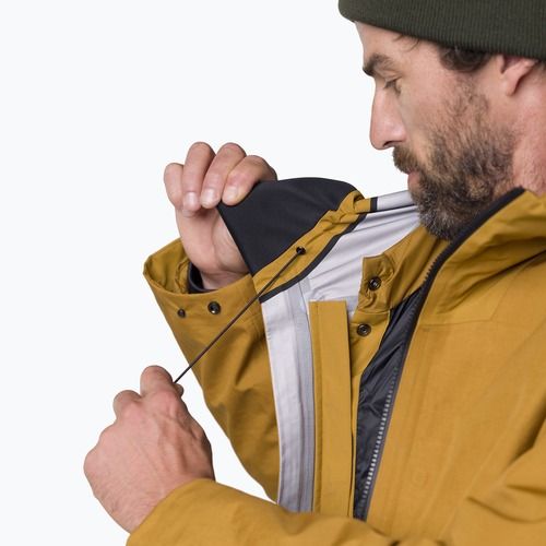 Куртка дощовик чоловіча Salewa Fanes 3L Ptx Hemp 2/1 Parka golden brown int.7020