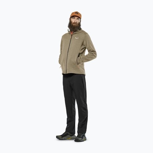 Кофта трекінгова чоловіча Salewa Puez Rocca Polarlite Hood quicksand