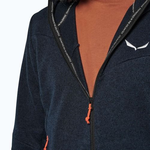 Кофта трекінгова чоловіча Salewa Puez Rocca Polarlite Hood navy blazer