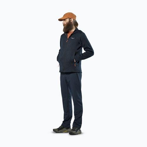 Кофта трекінгова чоловіча Salewa Puez Rocca Polarlite Hood navy blazer