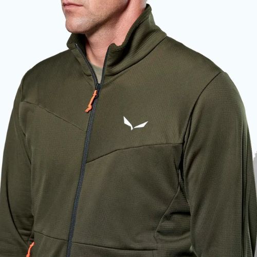 Кофта трекінгова чоловіча Salewa Puez Cammio PL dark olive
