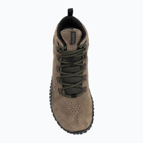 Черевики barefoot чоловічі Merrell Wrapt Mid WP olive/black