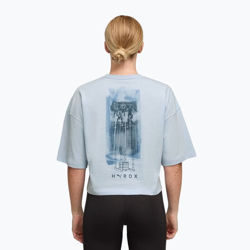 Жіноча тренувальна футболка PUMA x HYROX Cropped Lifestyle Tee сірий