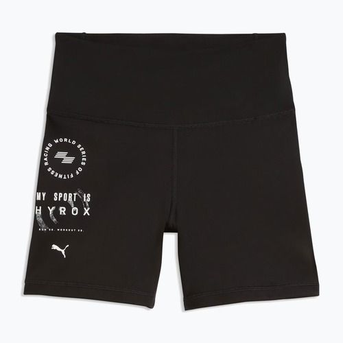 Жіночі тренувальні шорти PUMA x HYROX Tad Essential Tight чорного кольору
