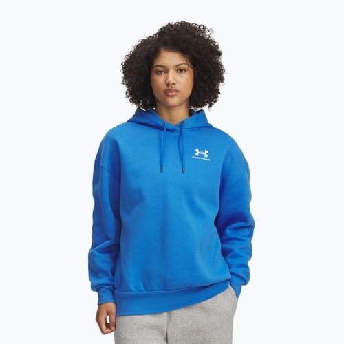 Кофта жіноча Under Armour Icon Fleece Hoodie blue atlantis/white