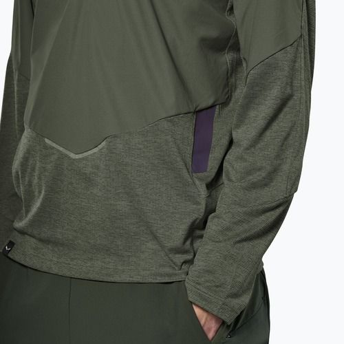 Лонгслів чоловічий Salewa Pedroc Dry Wind Half Zip Tee faded green