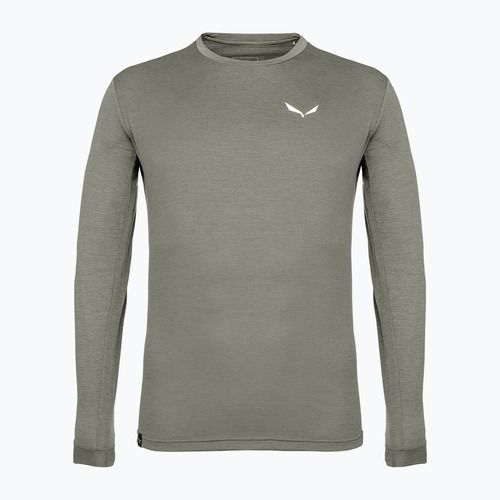 Лонгслів чоловічий Salewa Puez Melange Dry faded green melange