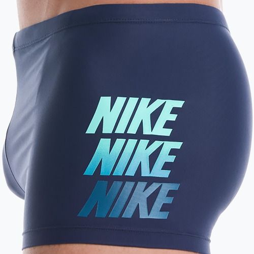 Плавки чоловічі Nike Logo Graphic Square Leg midnight navy