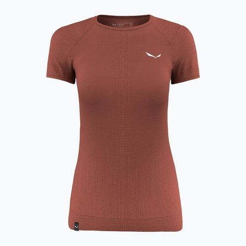 Футболка трекінгова жіноча Salewa Zebru Medium Warm Amr etruscan red