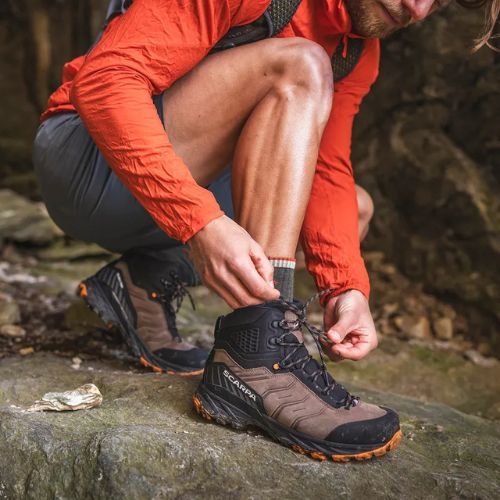 Чоловічі трекінгові черевики SCARPA Rush TRK GTX brown/orange