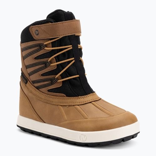 Черевикі зимові дитячі Merrell Snow Bank 5.0 WP wheat/black