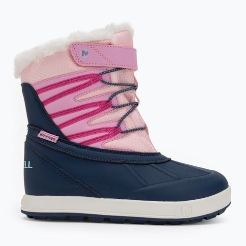 Черевикі зимові дитячі Merrell Snow Bank 5.0 WP navy/pink
